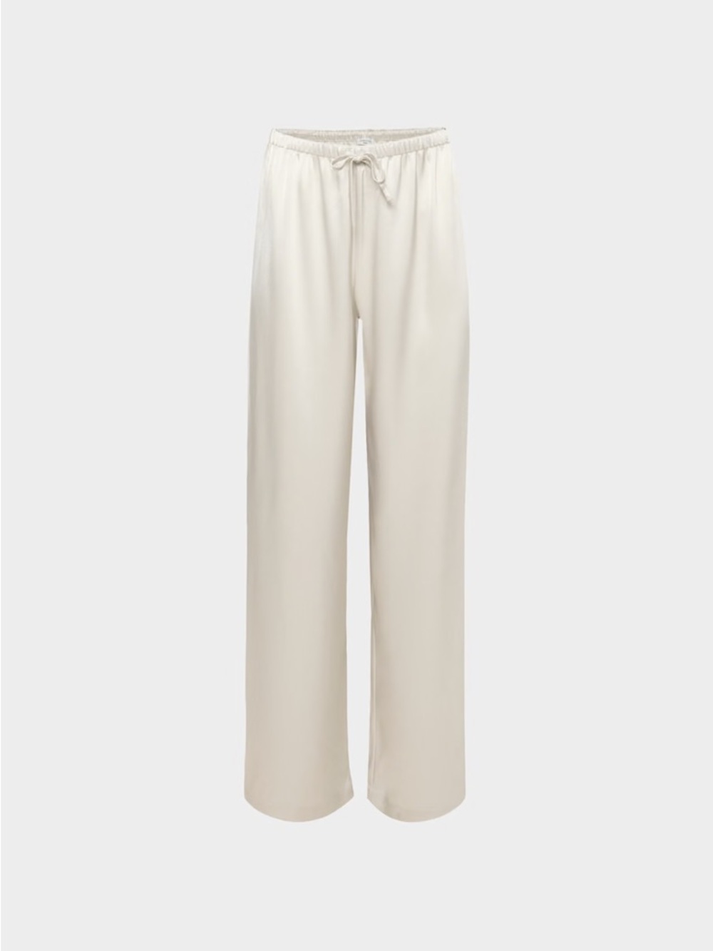 Aritzia Archer Satin Wide-Leg Pants in Soft Cream - Picture 6 of 6